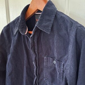 Weatherproof Vintage Corduroy, Dark Blue Shirt